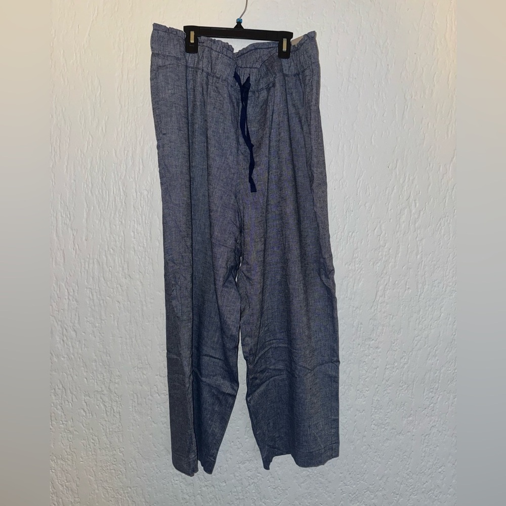 NEW W TAGS wide leg drawstring denim pants, American Eagle 22/24